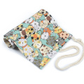 seamiart Canvas Pencil Roll Wrap Pen Bag